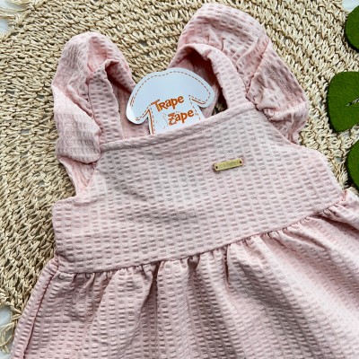 Vestido com Lacinho nas Costas - Rosa